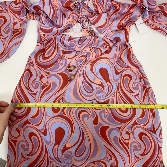 Song of Style Coraline Mini Dress in Aven Multi Swirl Size XS - Picture 13 of 14